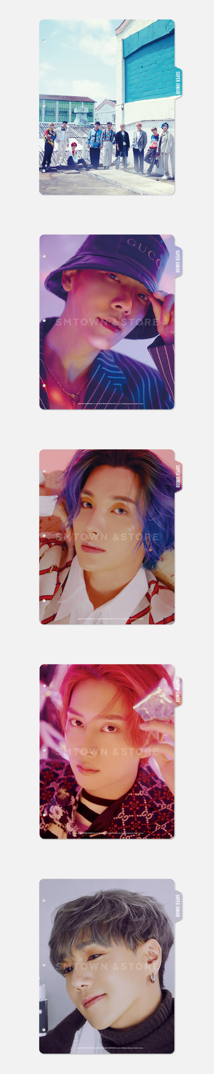 Super Junior Time Slip Goods - BINDER INDEX